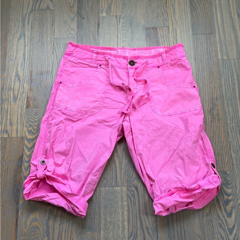 Fresh Produce Pink Bermudas Lightweight Cotton size M